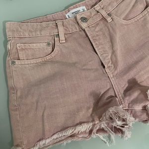 Mango Denim Pink Short